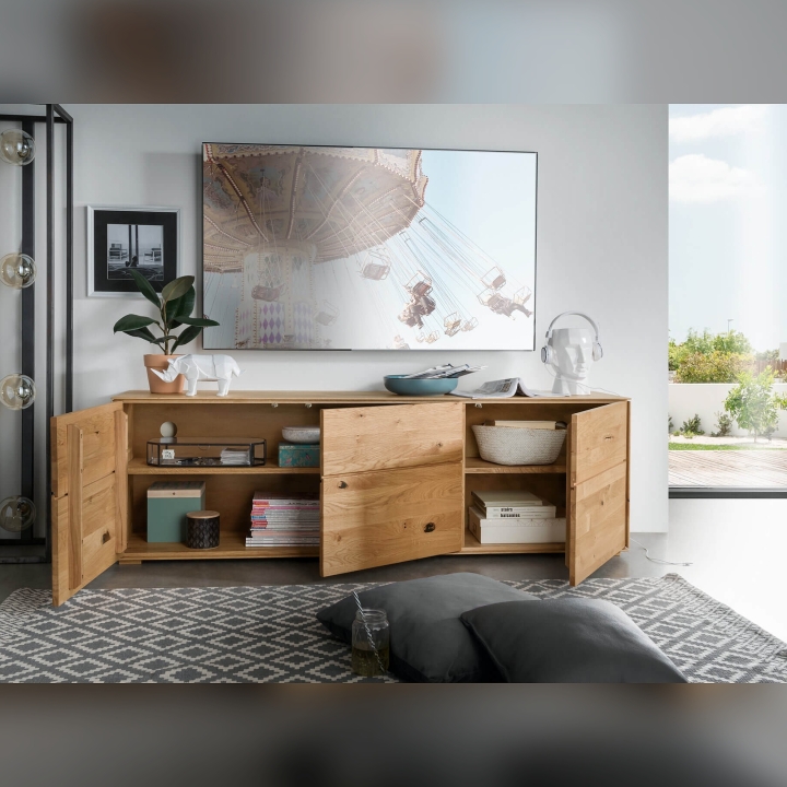 Szafka RTV dębowa I Momos
