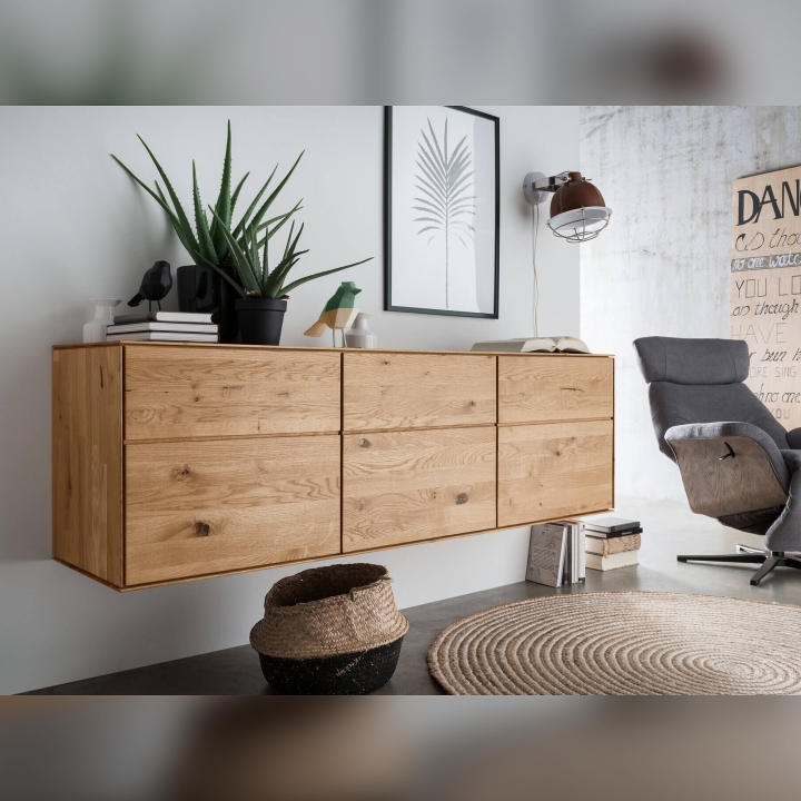 Szafka RTV dębowa I Momos