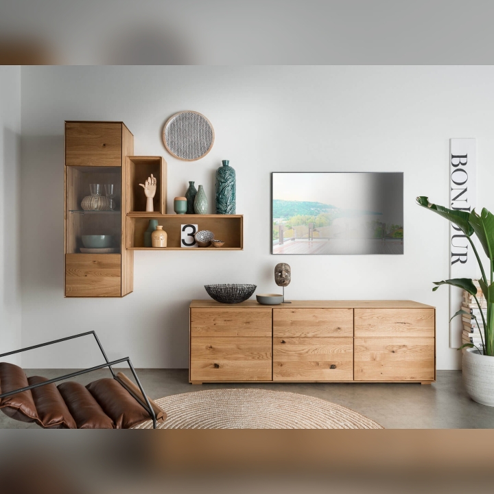Szafka RTV dębowa I Momos