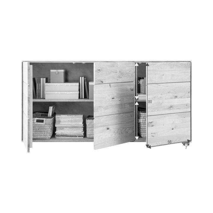 Komoda I dębowa Momos