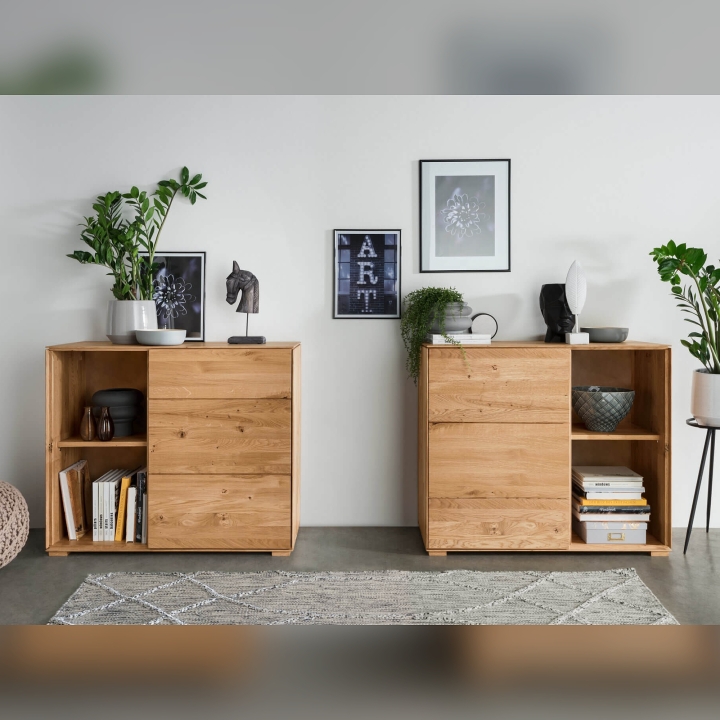 Komoda dębowa otwarta II Momos