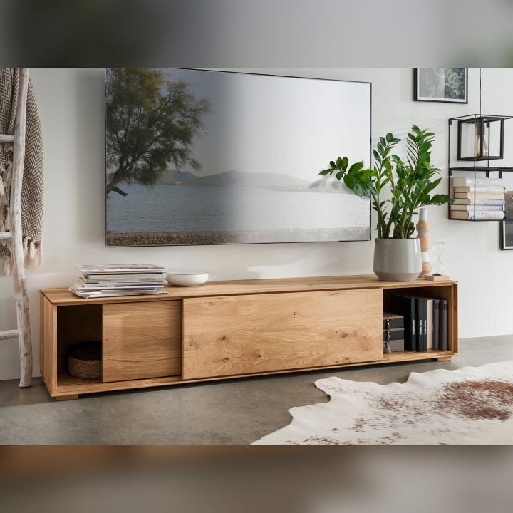 Szafka RTV dębowa II Momos