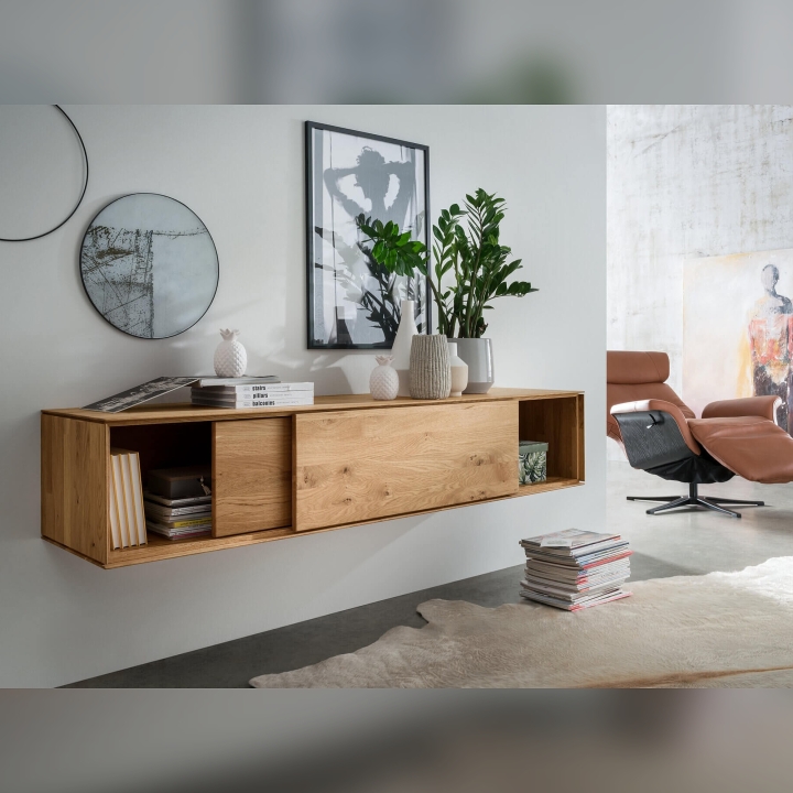 Szafka RTV dębowa II Momos