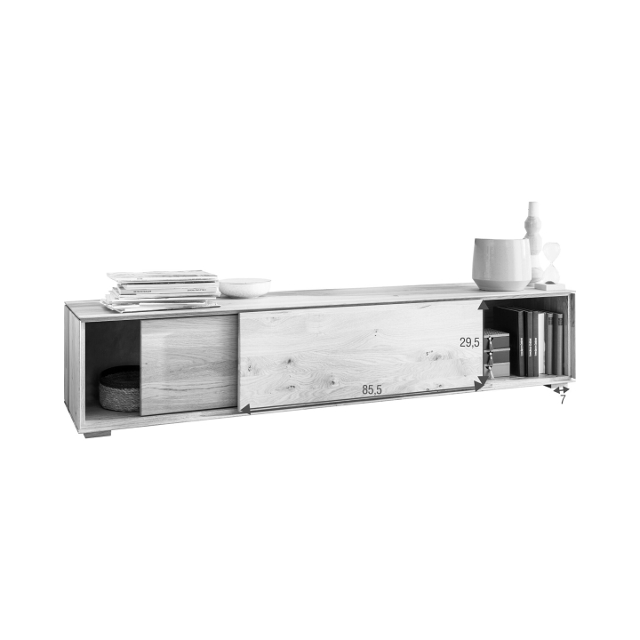 Szafka RTV dębowa II Momos