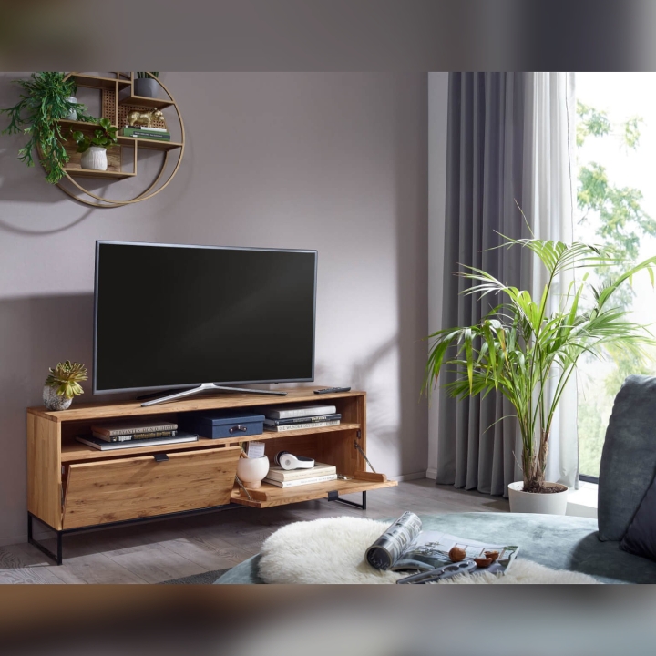 Szafka RTV II dębowa Hodur