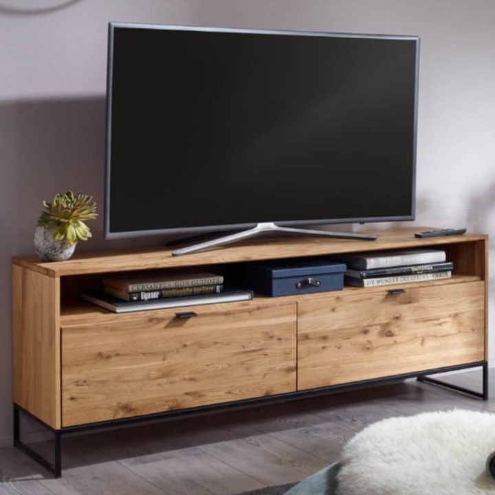 Szafka RTV II dębowa Hodur