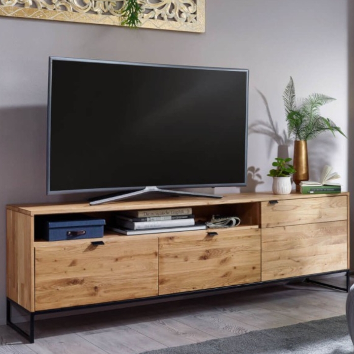 Szafka RTV III dębowa Hodur