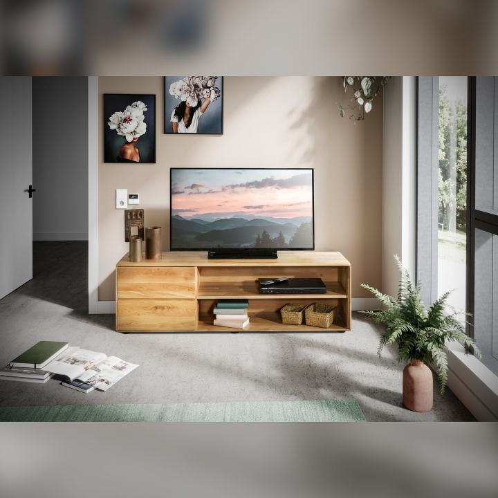 Szafka RTV dębowa Piazza