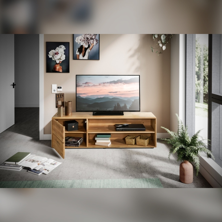 Szafka RTV dębowa Piazza