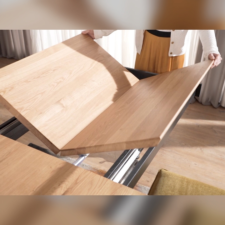 Dębowy stół rozkładany GK II 160x90