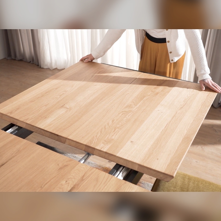 Dębowy stół rozkładany GK II 160x90