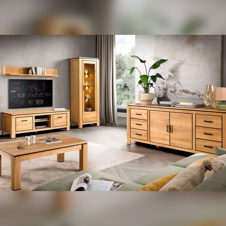 Komoda dębowa II Faro II dąb sęczny