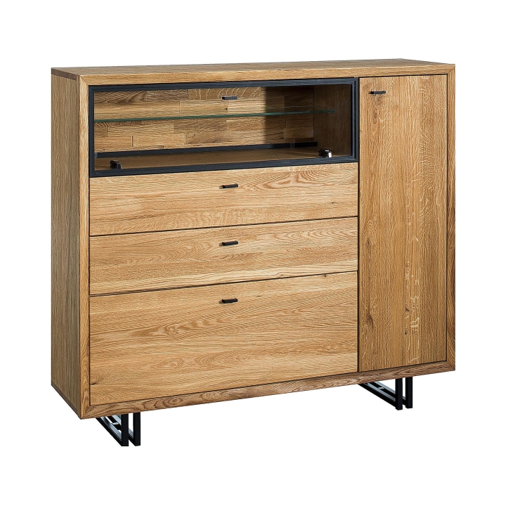 Komoda dębowa III Vigo olej natura