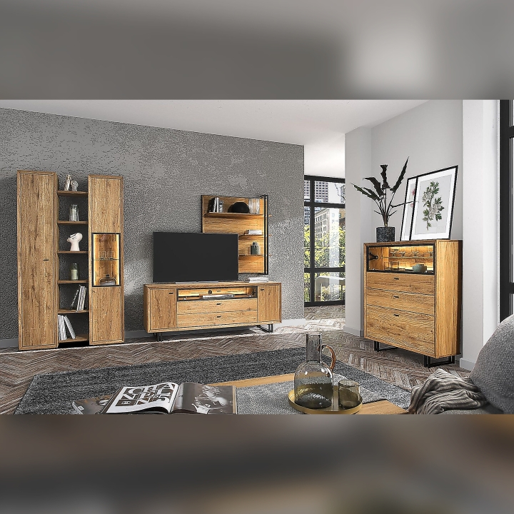 Komoda dębowa II Vigo olej natura