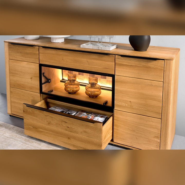 Komoda dębowa II Luna olej natura