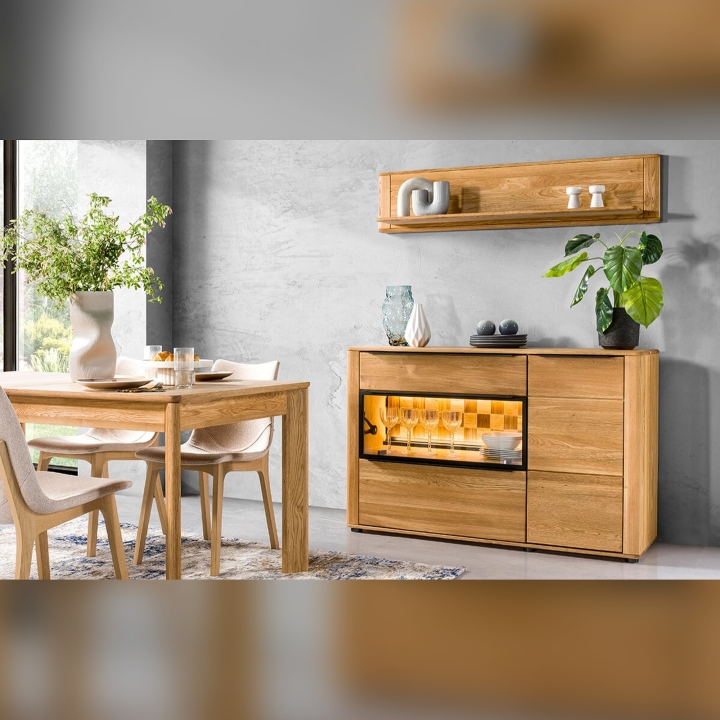 Komoda dębowa I Luna olej natura