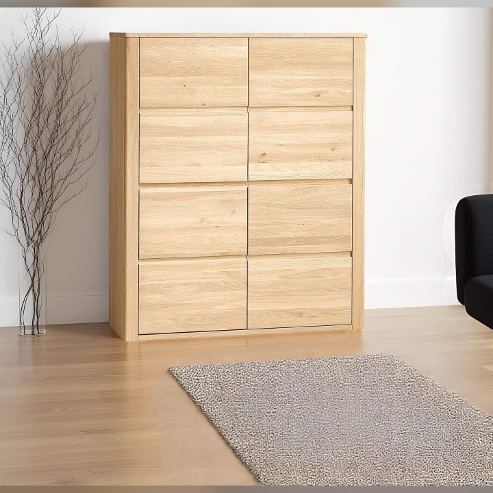 Komoda I Orlando dębowa Olej bianco