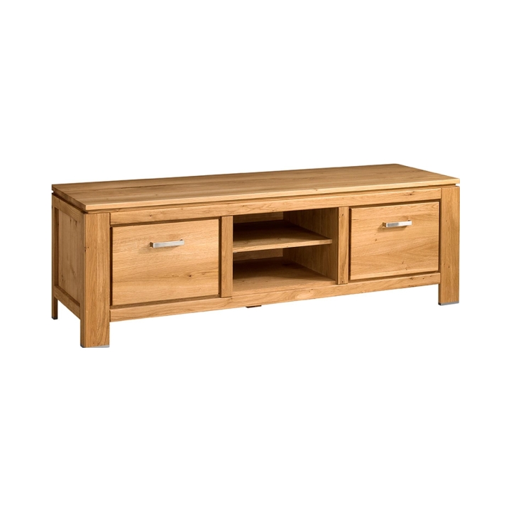 Szafka RTV dębowa Faro olej natura