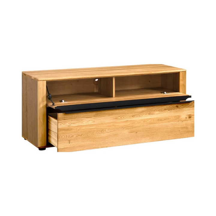 Szafka RTV I dębowa Luna olej natura