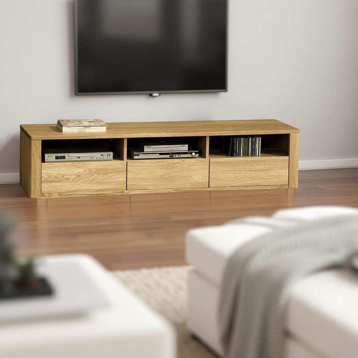 Szafka RTV II dębowa Orlando olej natura