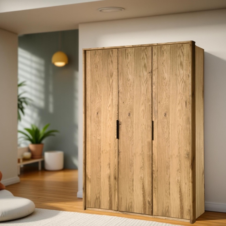 Szafa 3-drzwiowa dębowa Denver dąb rustical