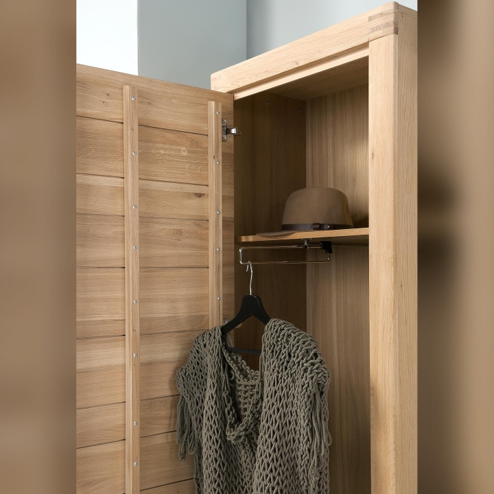 Szafa 1-drzwiowa dębowa Mile