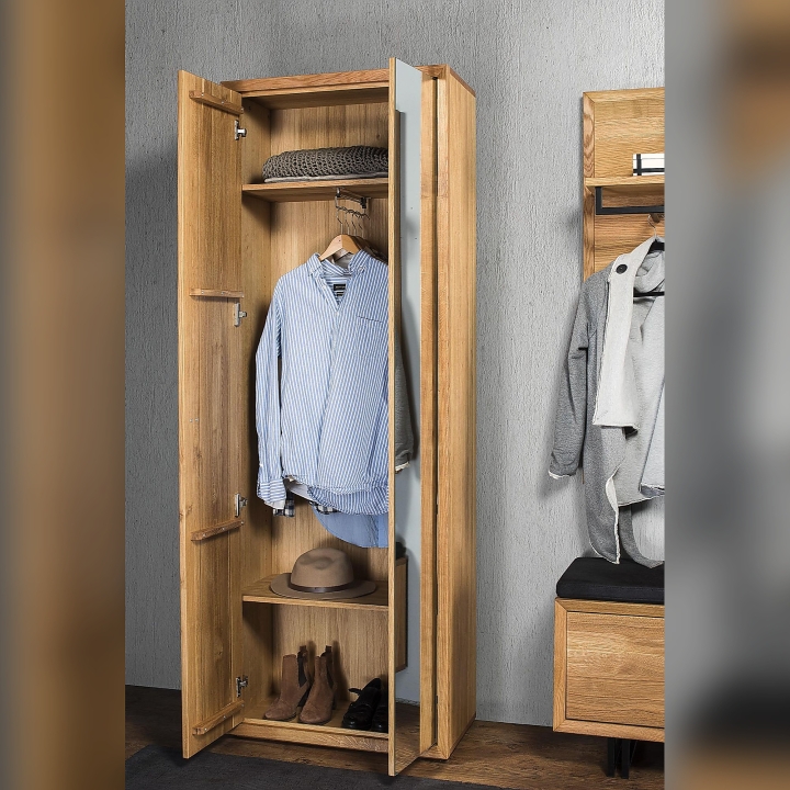 Szafa na ubrania dębowa Vigo olej natura