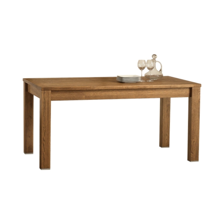 Stół rozkładany dębowy Orlando olej bursztyn 140x90