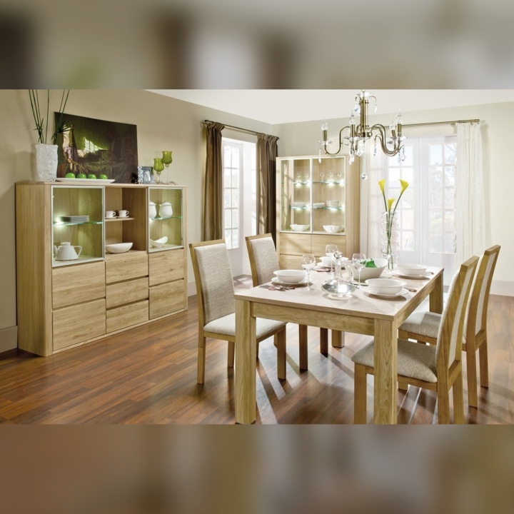 Stół rozkładany dębowy Orlando olej bursztyn 140x90