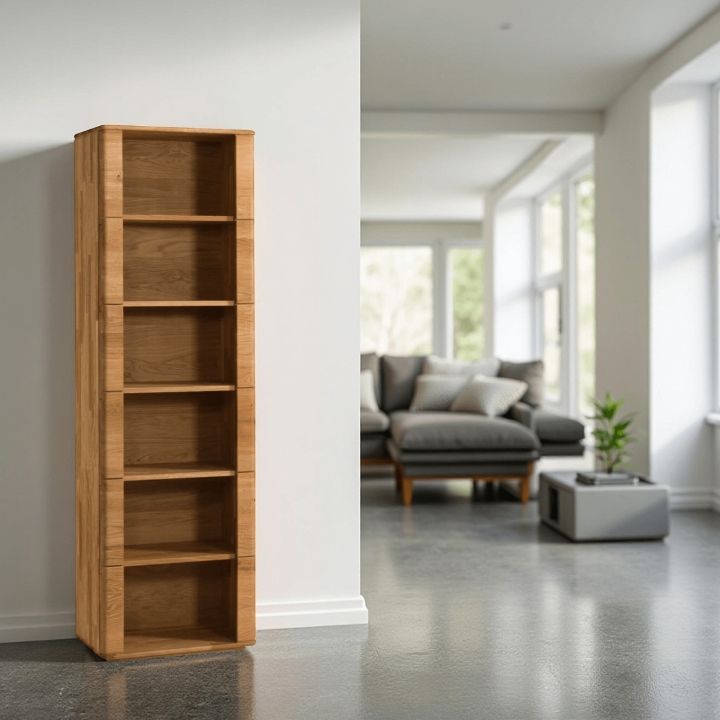 Regał dębowy III Denver rustical