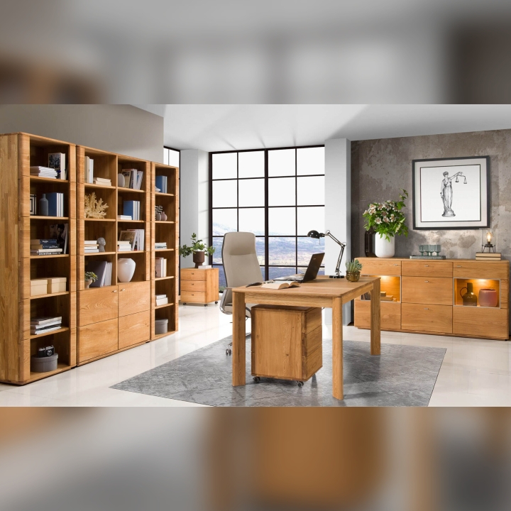 Regał dębowy II Denver rustical