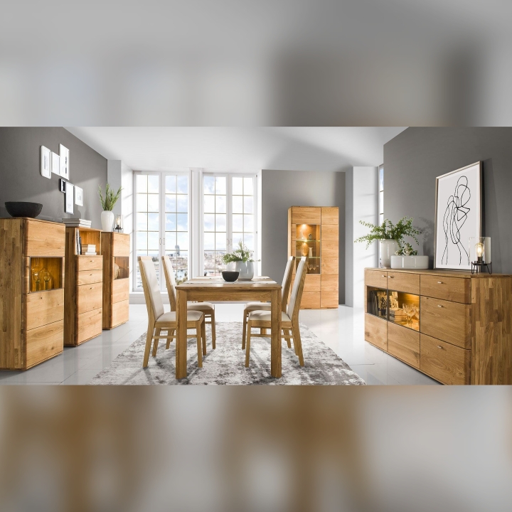 Regał dębowy I Denver rustical