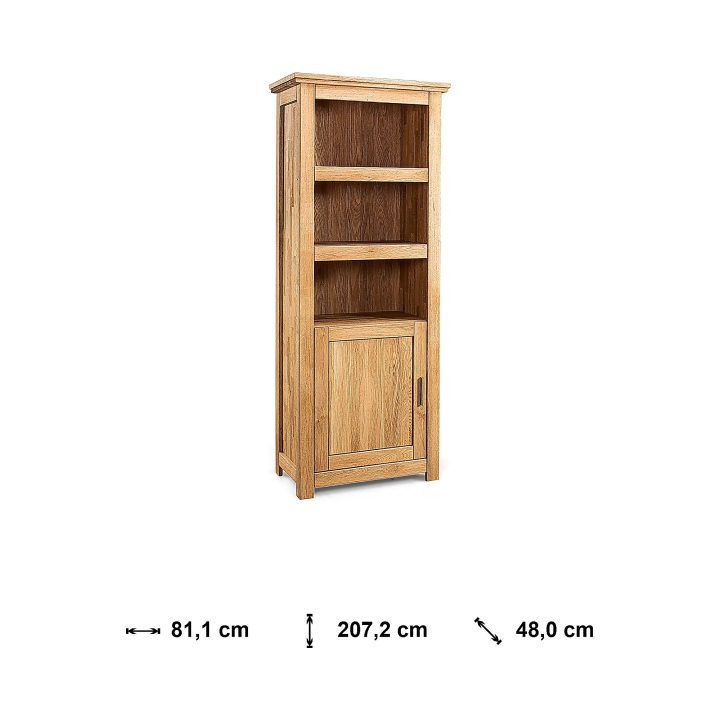 Regał dębowy I Porto olej natura