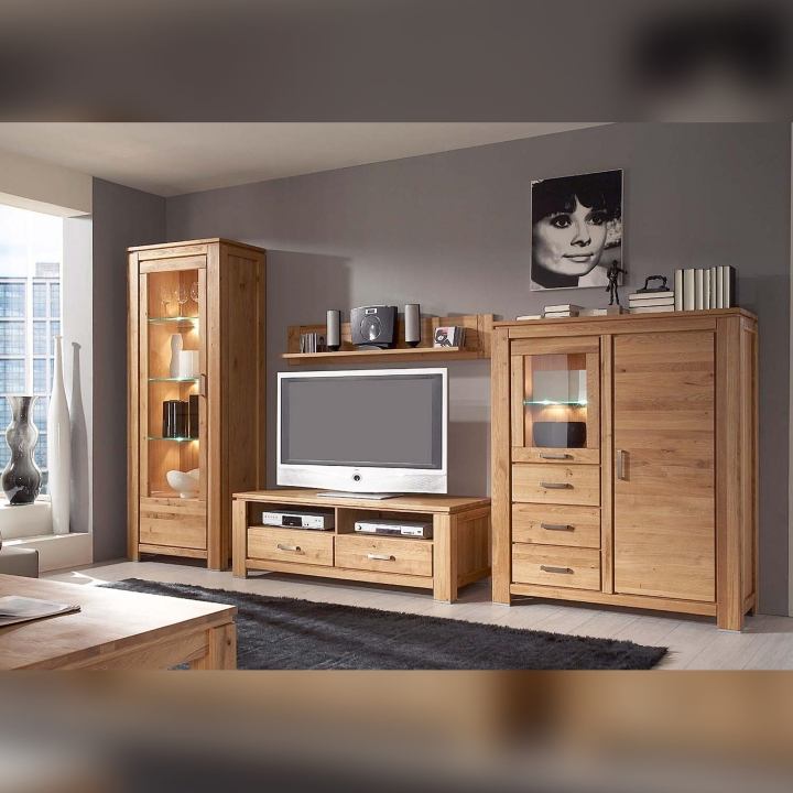 Witryna dębowa Faro lewa dąb sęczny