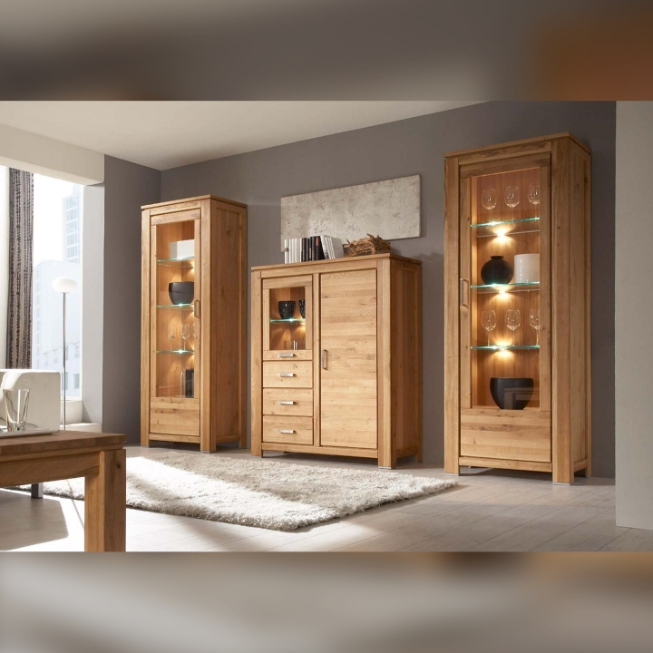 Witryna dębowa Faro lewa dąb sęczny