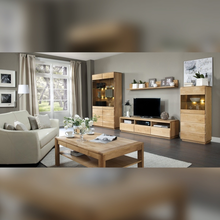 Witryna dębowa Atlanta olej natura