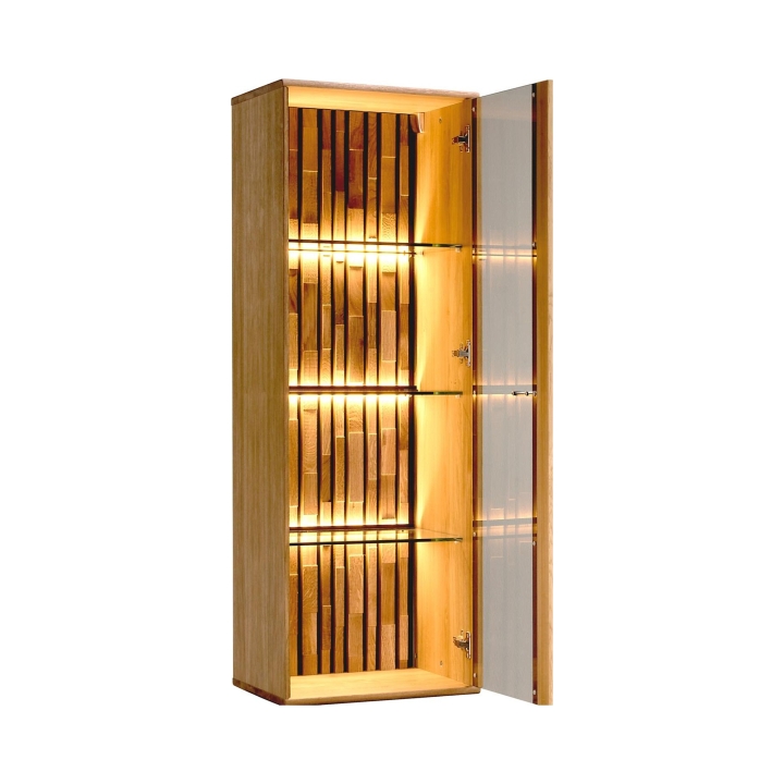 Witryna wisząca dębowa Tramonto