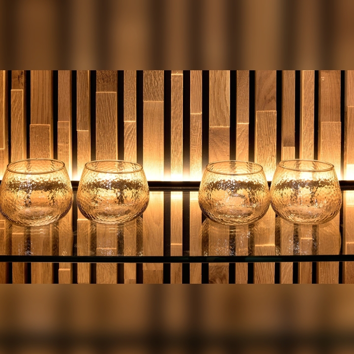 Witryna wisząca dębowa Tramonto