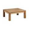 Stolik kawowy dębowy Faro dąb sęczny 100x100