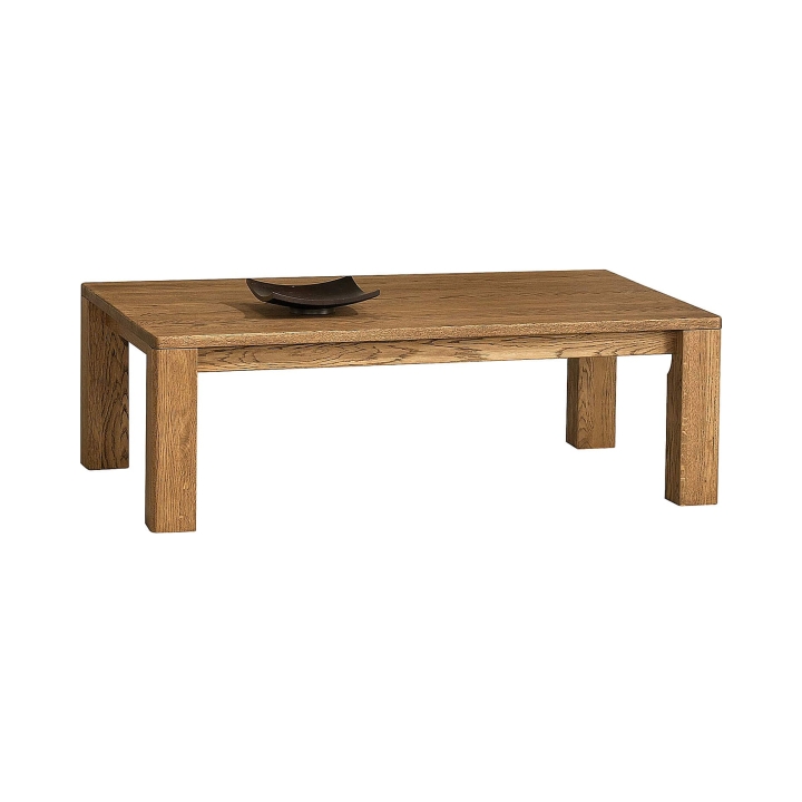 Stolik kawowy dębowy Orlando olej bursztyn 120x75