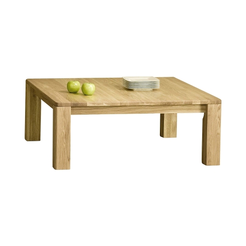 Stolik kawowy dębowy Orlando olej natura 100x100