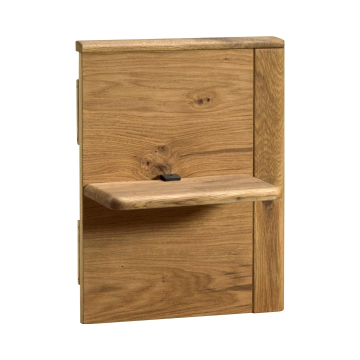 Szafka nocna wisząca do łóżka Denver lewa dąb rustical