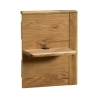 Szafka nocna wisząca do łóżka Denver lewa dąb rustical