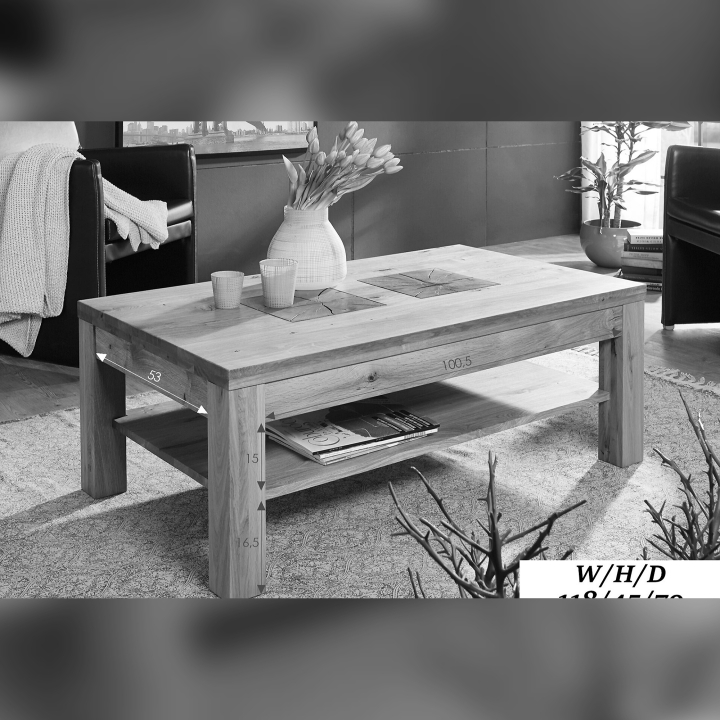 Stolik kawowy dębowy I Andromeda