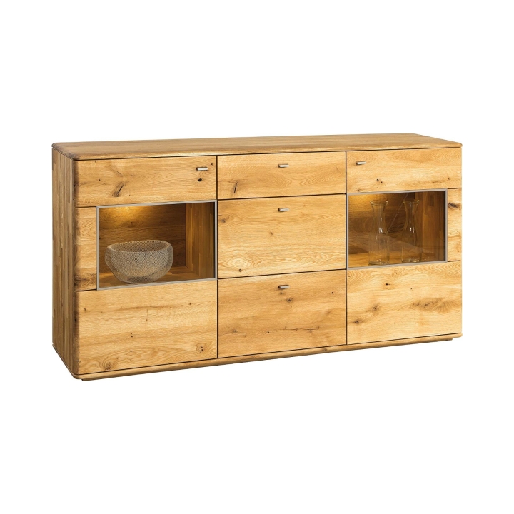 Kredens dębowy Denver III dąb rustical