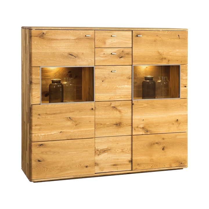 Kredens dębowy Denver II dąb rustical