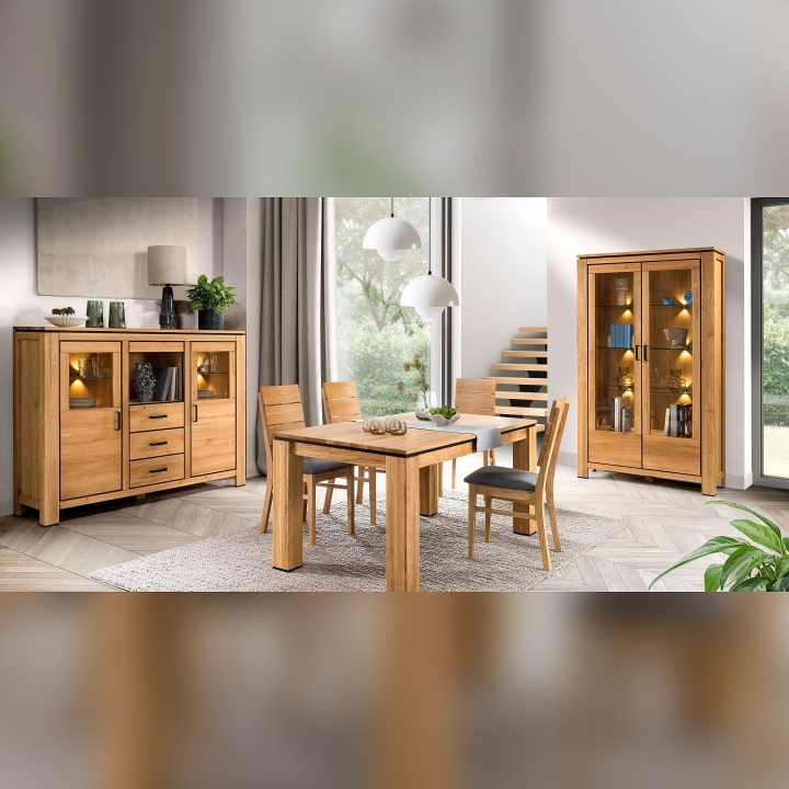 Kredens dębowy I Faro II dąb sęczny