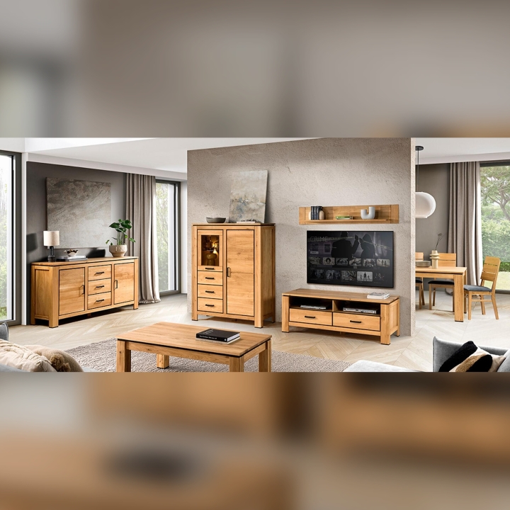 Kredens dębowy Faro II olej natura