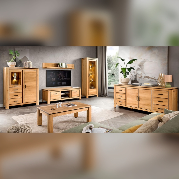 Kredens dębowy Faro II olej natura