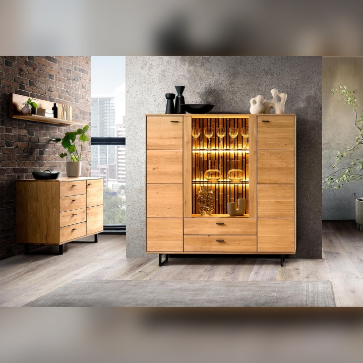 Kredens dębowy Tramonto olej natura